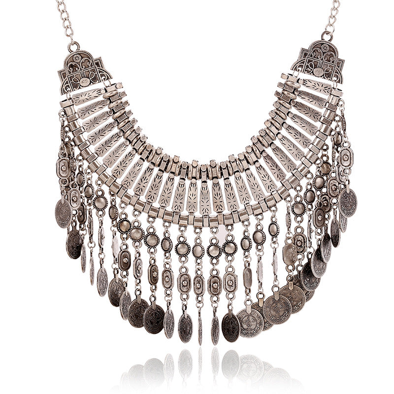 Alloy Diamond-style Crystal Necklace