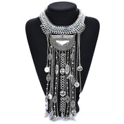 Alloy Diamond-style Crystal Necklace