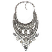 Alloy Diamond-style Crystal Necklace