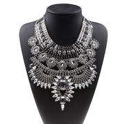 Alloy Diamond-style Crystal Necklace