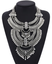 Alloy Diamond-style Crystal Necklace