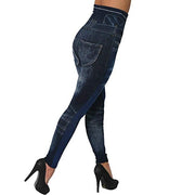 Basic Seamless Cotton Denim HOT Leggings