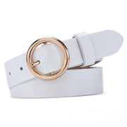 Round Buckle Classic Belt