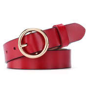 Round Buckle Classic Belt