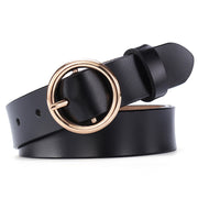 Round Buckle Classic Belt