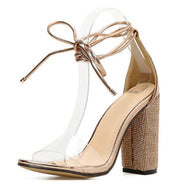 Sexy Summer Thick High Heel Sandals