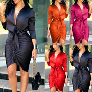 Long Sleeve Midi Elegant Dress