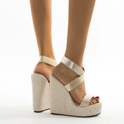 Wedge Sandals, High heel Platform