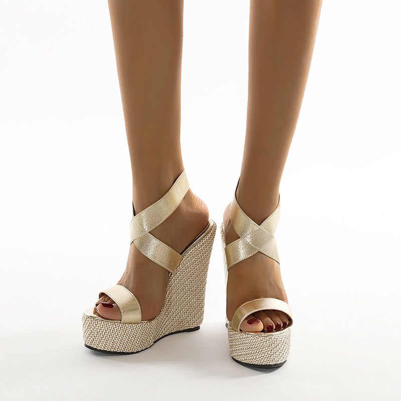 Wedge Sandals, High heel Platform