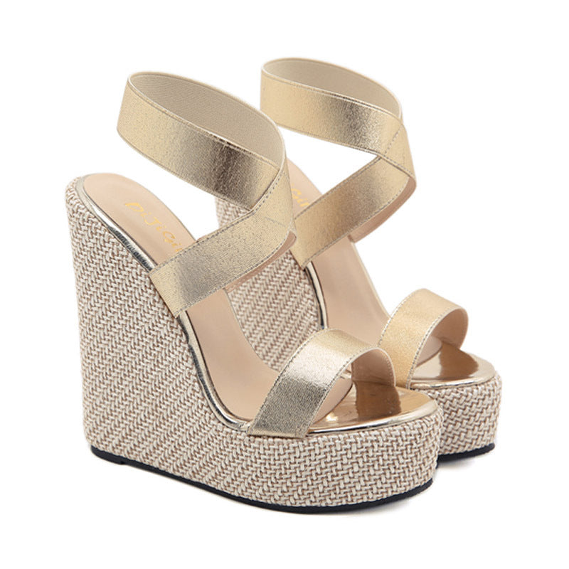 Wedge Sandals, High heel Platform
