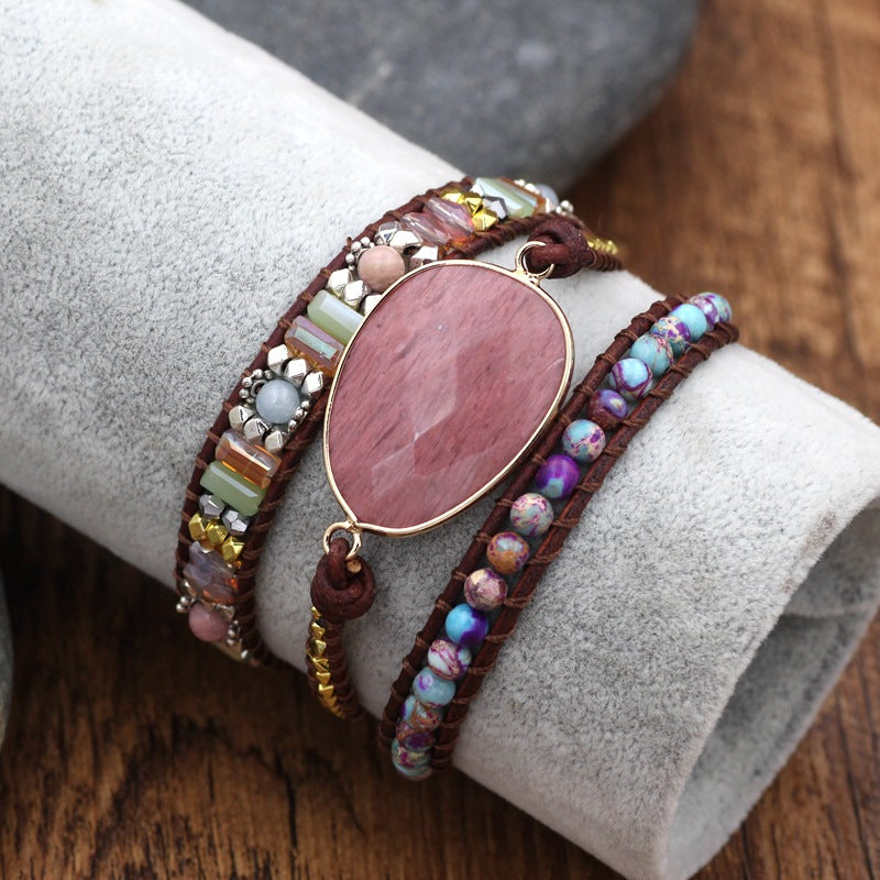 Handmade Beaded Beautiful Gem-style Bracelet
