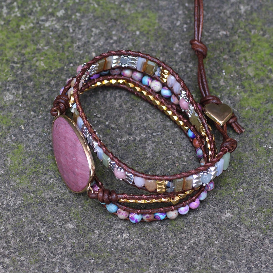Handmade Beaded Beautiful Gem-style Bracelet