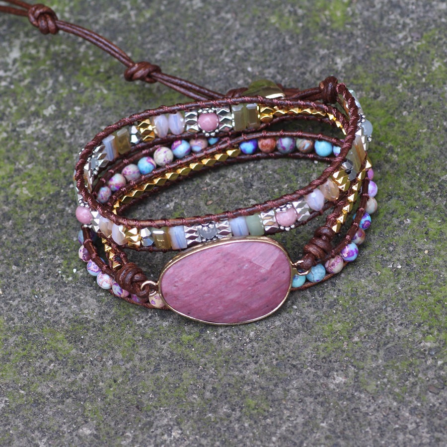 Handmade Beaded Beautiful Gem-style Bracelet