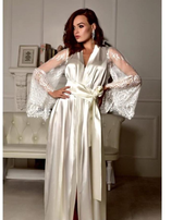 Sexy Long Silki Nightgown