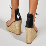 Chic Rope Wedge Sandals