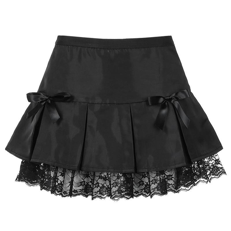 Lace Trim Sexy & Cute Skirt
