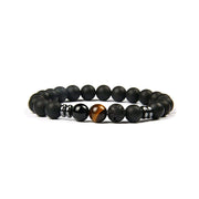 Tiger Eye Stone Volcanic Bracelet