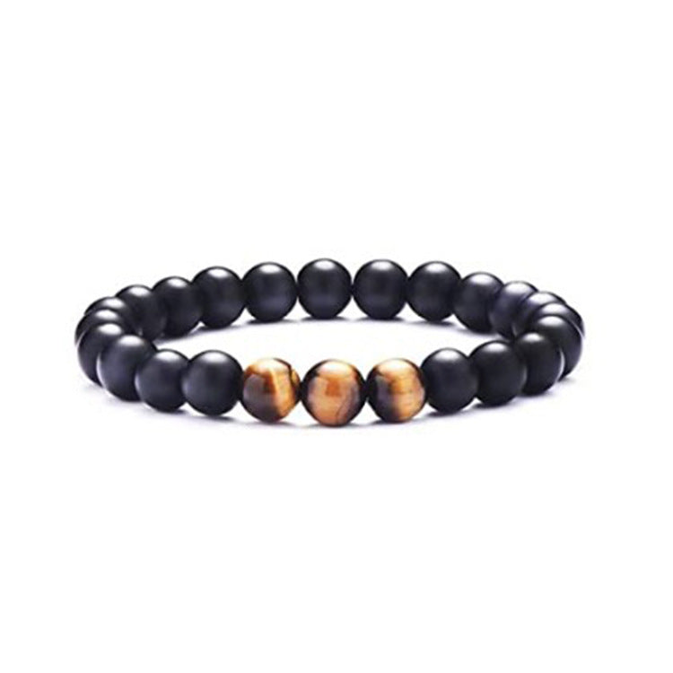 Tiger Eye Stone Volcanic Bracelet