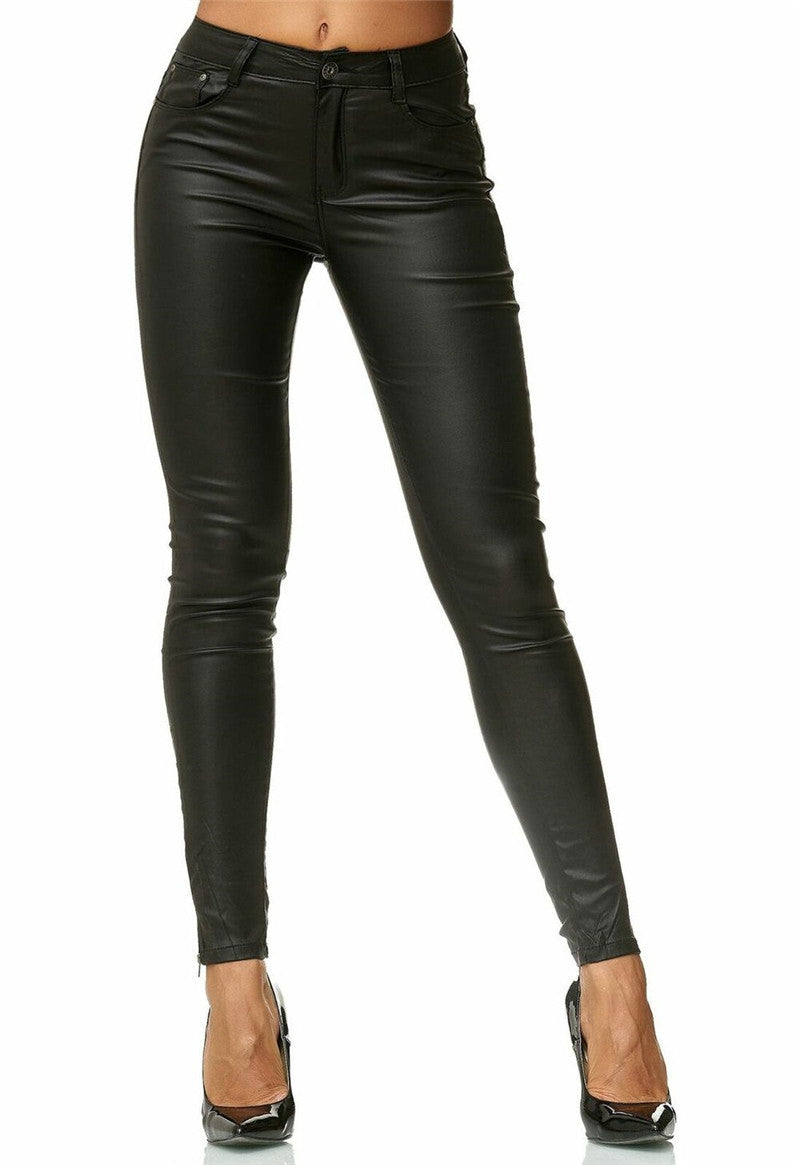 Faux Leather Sexy Pants