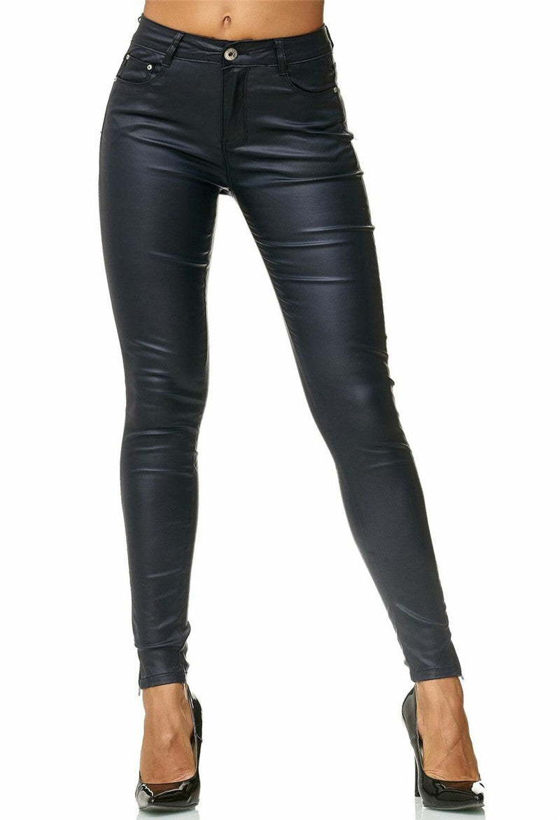 Faux Leather Sexy Pants
