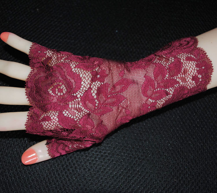 Sexy Stretch Lace Gloves