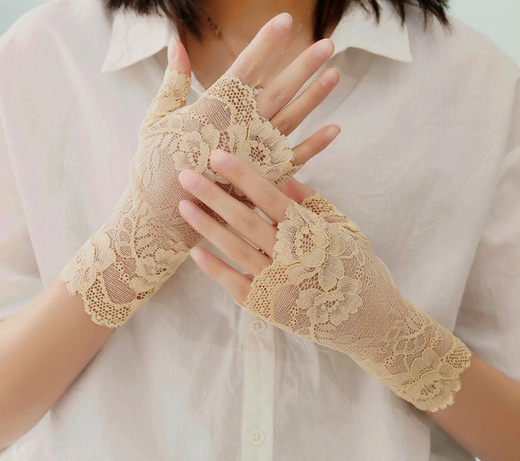 Sexy Stretch Lace Gloves