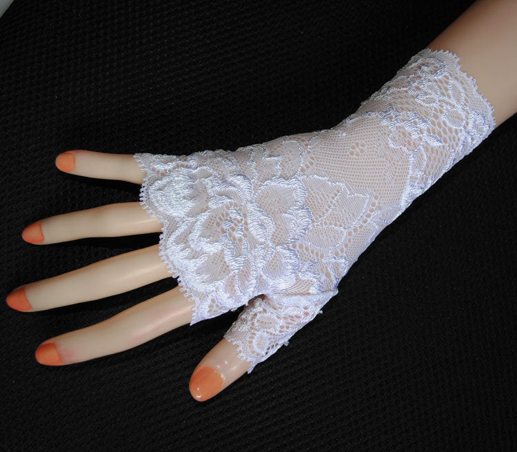 Sexy Stretch Lace Gloves
