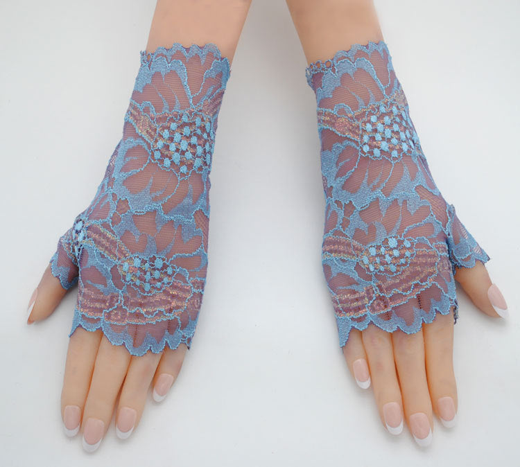 Sexy Stretch Lace Gloves