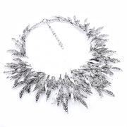 Alloy Diamond-style Crystal Necklace
