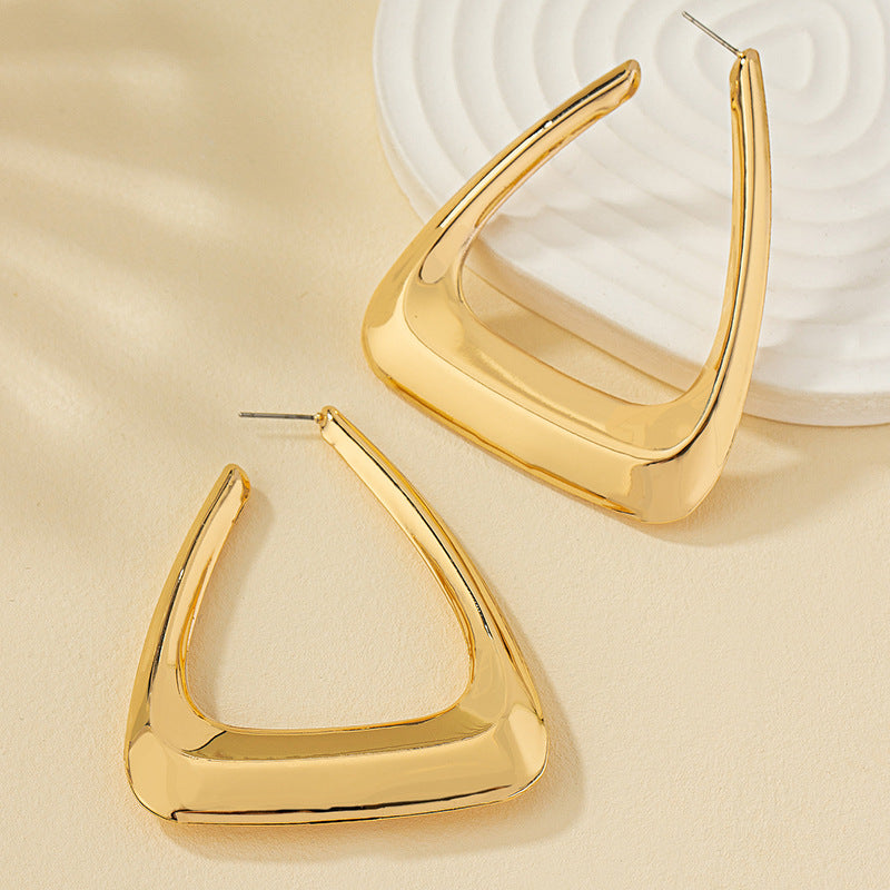 Metal Stylish French Earrings