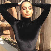 Velvet thermal sexy jumpsuit
