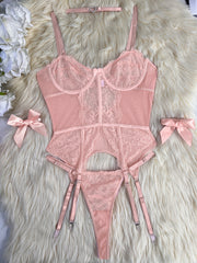 5 Piece Sensual Lace Lingerie HOT Set