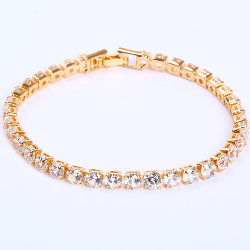 Crystal Ice Cubic Zirconia Stylish Bracelet