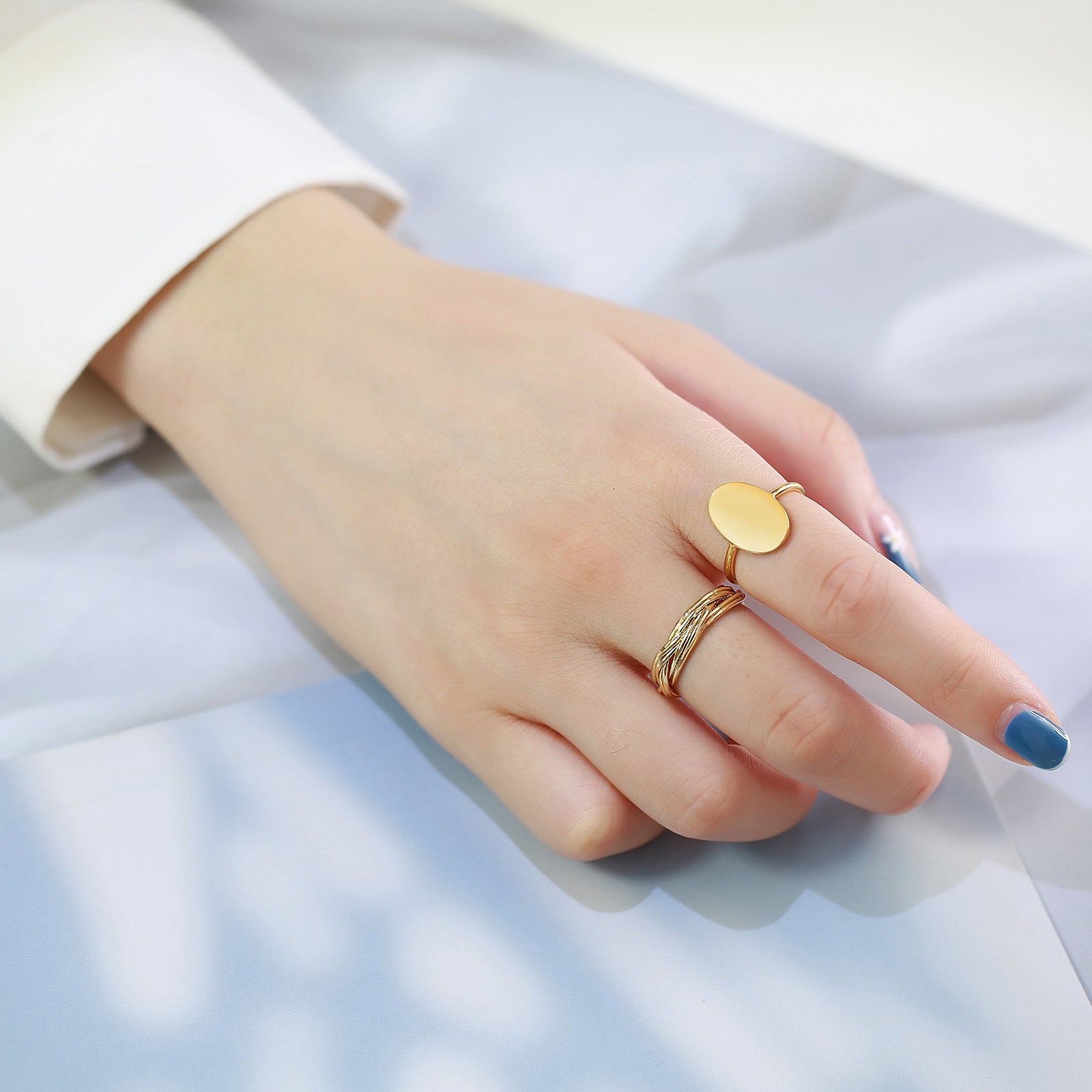 Minimal Oval Signet Ring