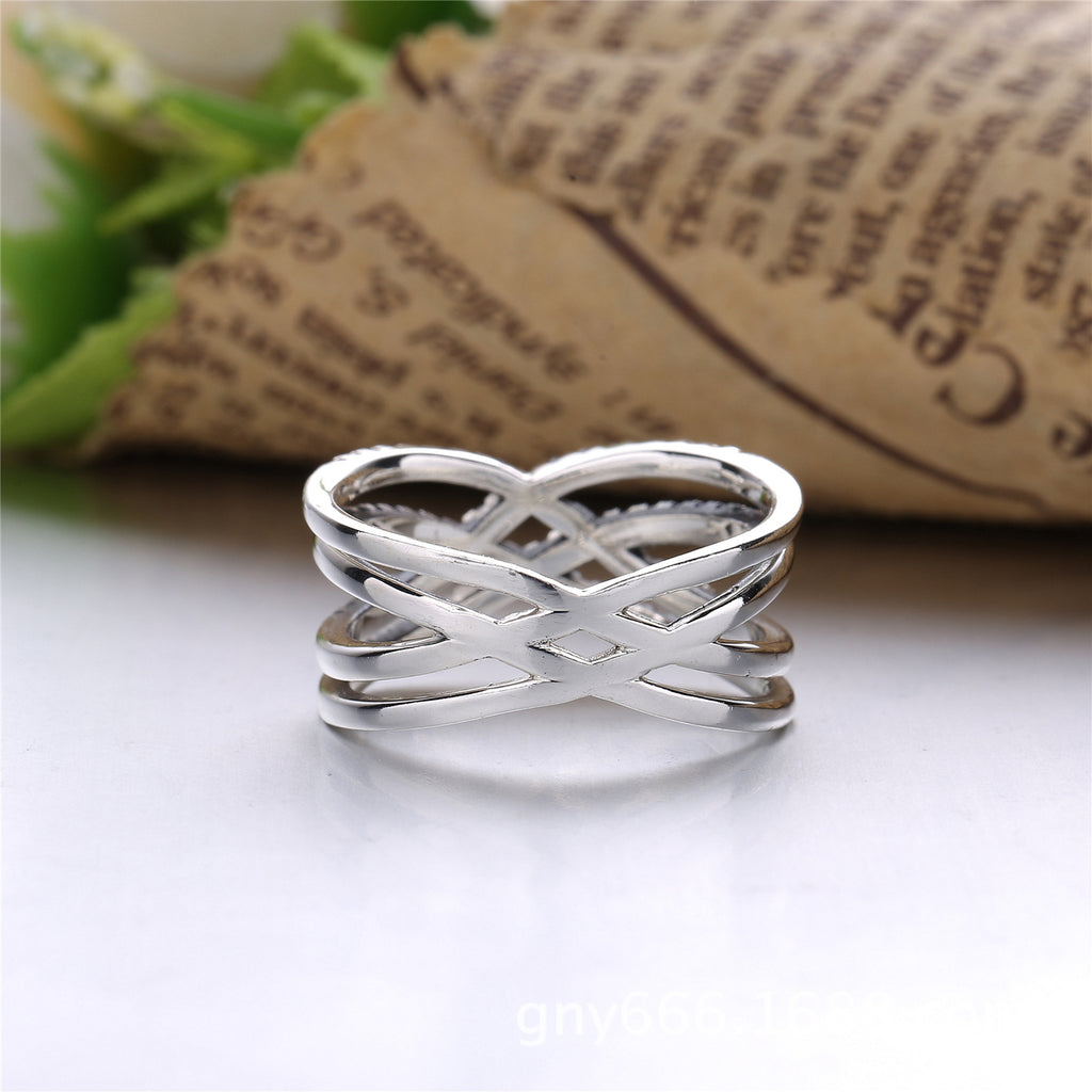 Vintage Cross Sterling Silver Stylish Ring