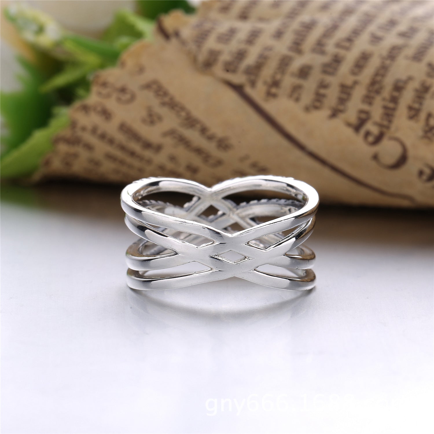 Vintage Cross Sterling Silver Stylish Ring