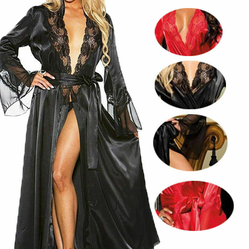 Sexy Lingerie Silki Bathrobe