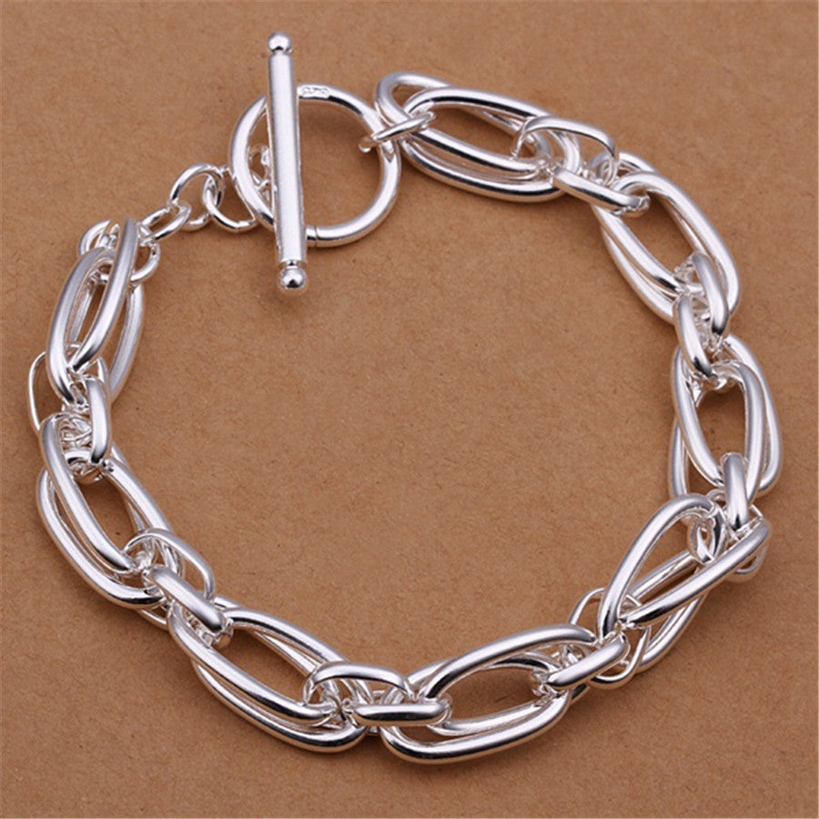 Stylish 925 Silver Plated Bracelet