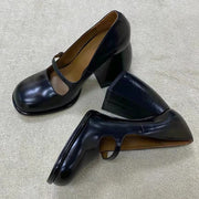 French Vintage Mary Jane Shoes