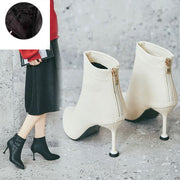 Glam Winter Stiletto Ankle Boots