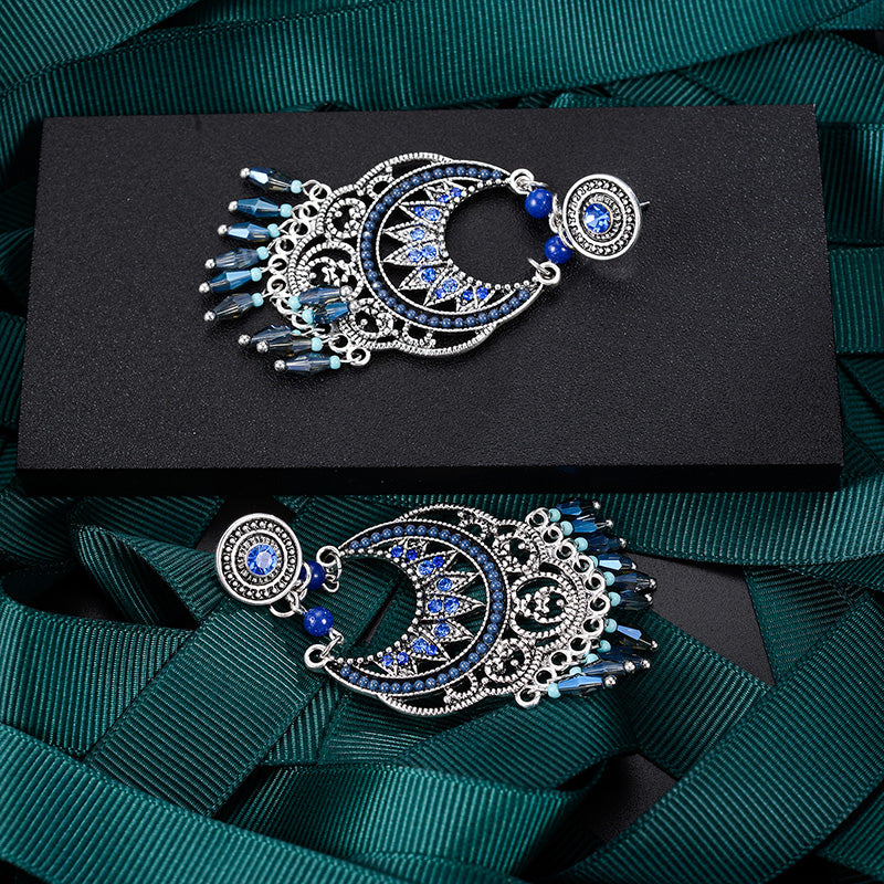 Vintage Long Tassel Unique Earrings