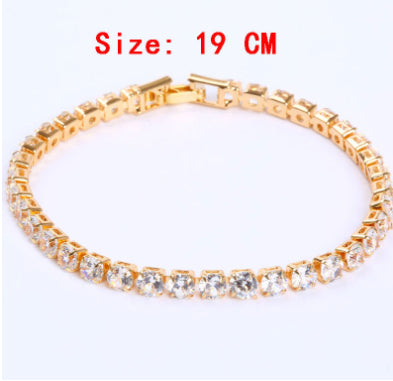 Crystal Ice Cubic Zirconia Stylish Bracelet