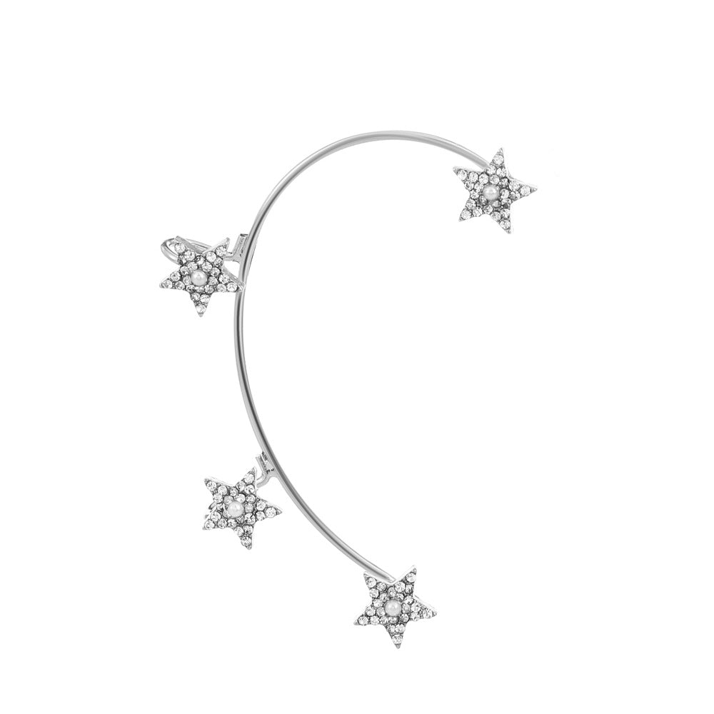 Butterfly Desuign Earrings Without Pierced Diamonds