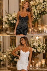 Suspenders Hot-girl Drill Slim Sexy Hip Dress