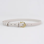 French Gold Buckle Genuine Leather Belt