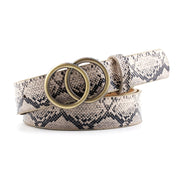 Cross-border Round Buckle Belt