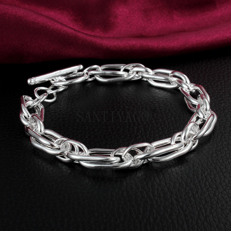 Stylish 925 Silver Plated Bracelet