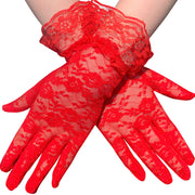 Chic Short Lace UV Protection Gloves