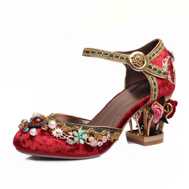 Elegant Vintage Wedding Sandals