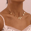 Nature-style Butterfly Pendant Necklace
